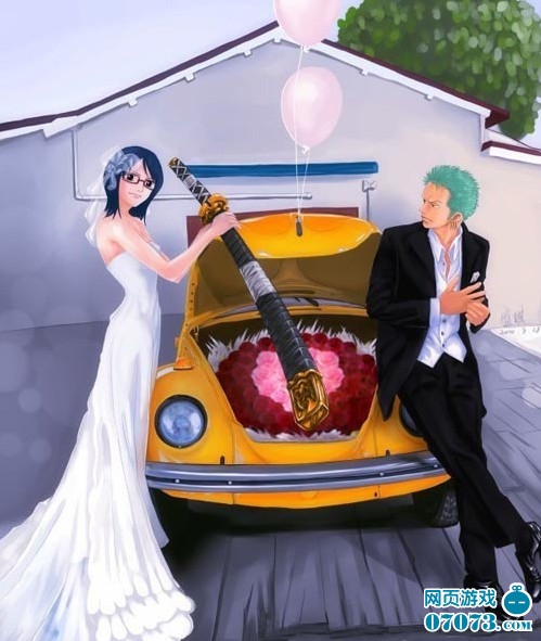 海贼王索隆和山治同人 搞笑图片